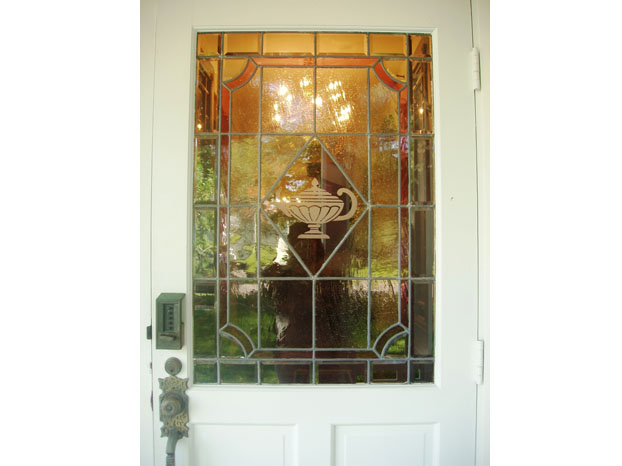 Stained Glass Front Door-Ohio Foyer